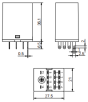 รีเลย์ Relay [ 14pin, 5A contact 24VDC Green LED Test functioned] Keymax ของแท้! รับประกัน 1 ปี