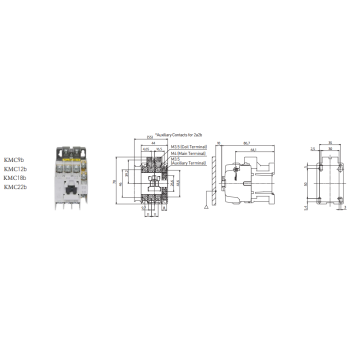 แมกเนติก Magnetic Contactor [KMC-9b, Coil 220Vac 50Hz 1a1b] Keymax ของแท้! รับประกัน 1 ปี