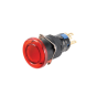 Kacon Control Switch Ø16 [K16-971R 24Vdc Alternate Illuminated Mushroom  LED Round 1a1b]