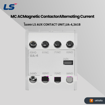LS electric MC AC [AUX CONTACT UNIT,UA-4,3A1B,EXP]