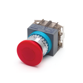 Kacon Control Switch Ø30 [B30-21R-N40, 30mm Momentary Push Button, Mushroom 110V 16A, Red]