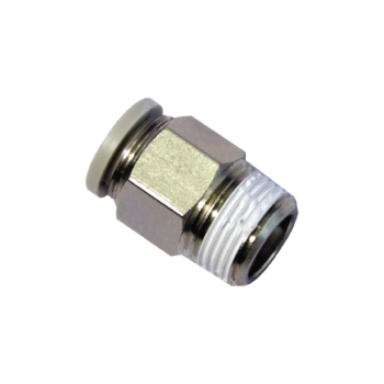 Airtac PC803,Male Connector,Tube 8mmD,Thread 3/8In