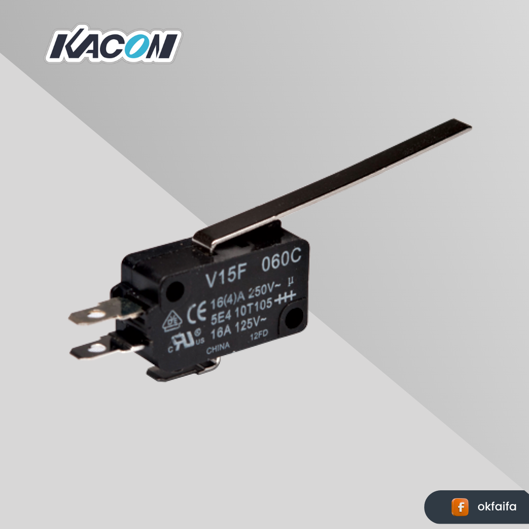 Interruttore Di Finecorsa KACON ZLN15G-07 A Maniglia A Rullo Lunga – Nuovo